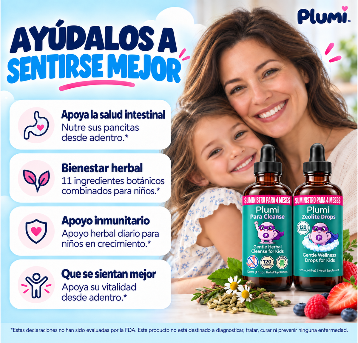 Kit completo de limpieza intestinal Plumi