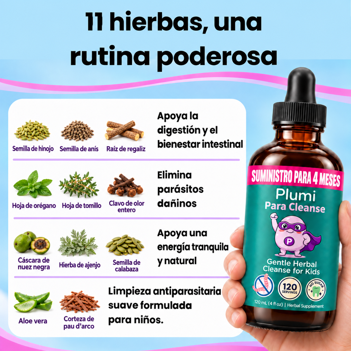 Kit completo de limpieza intestinal Plumi